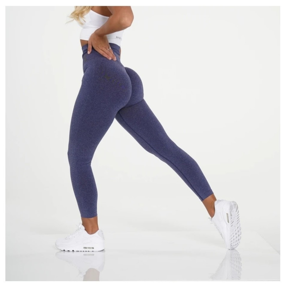 NVGTN indigo seamless leggings